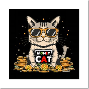 Money Cat Premium Posters and Art